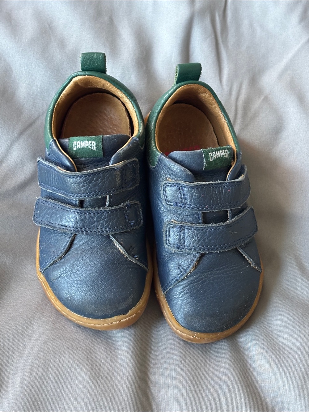 Camper Kids Peu Cami leather sneakers